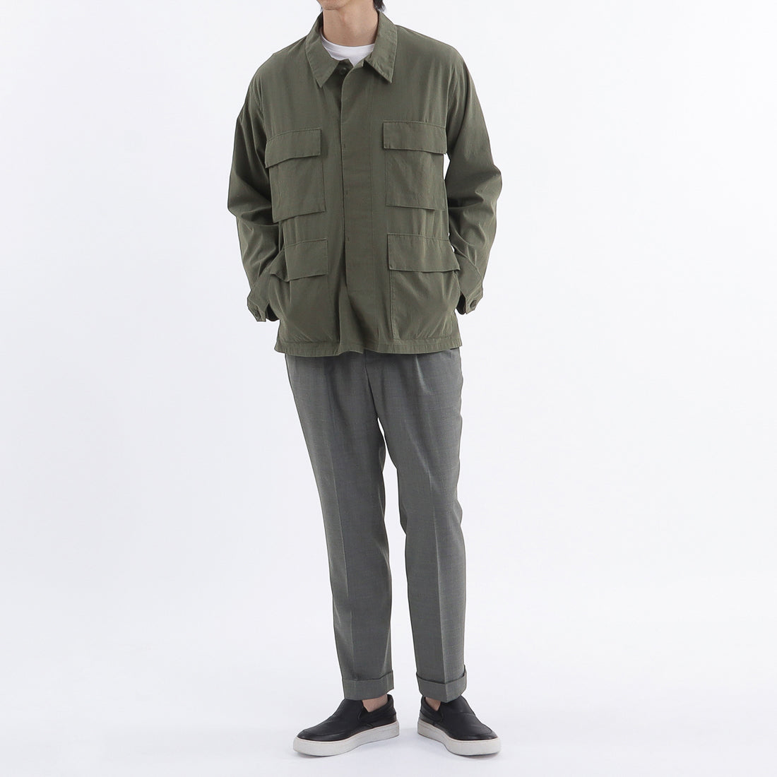ハイツイストコットンツイル BDUジャケット オリーブ | ＋CLOTHET ONLINE