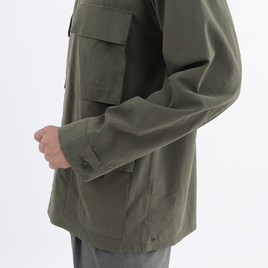 High Twist Cotton Twill BDU Jacket color: Olive