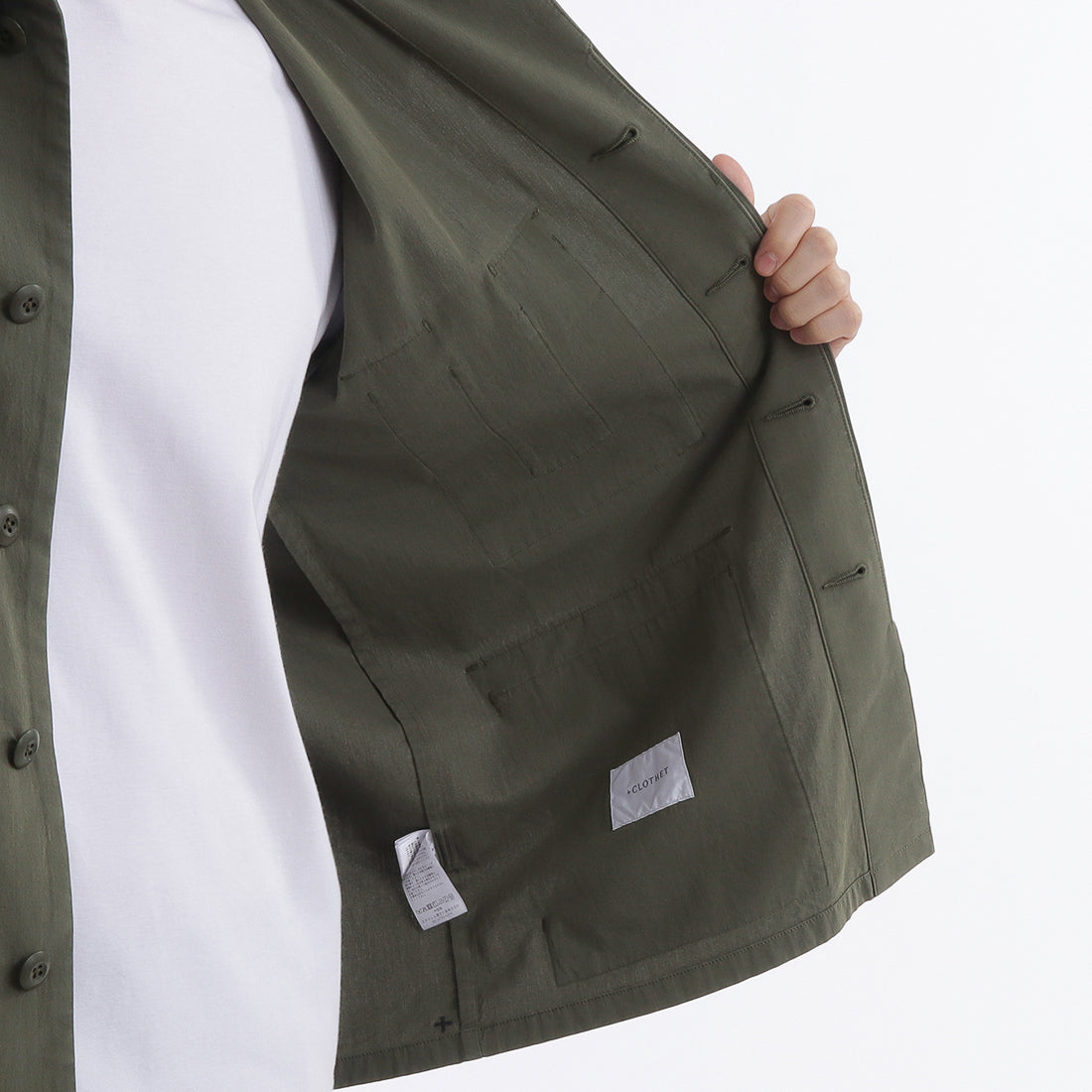 ハイツイストコットンツイル BDUジャケット オリーブ | ＋CLOTHET ONLINE