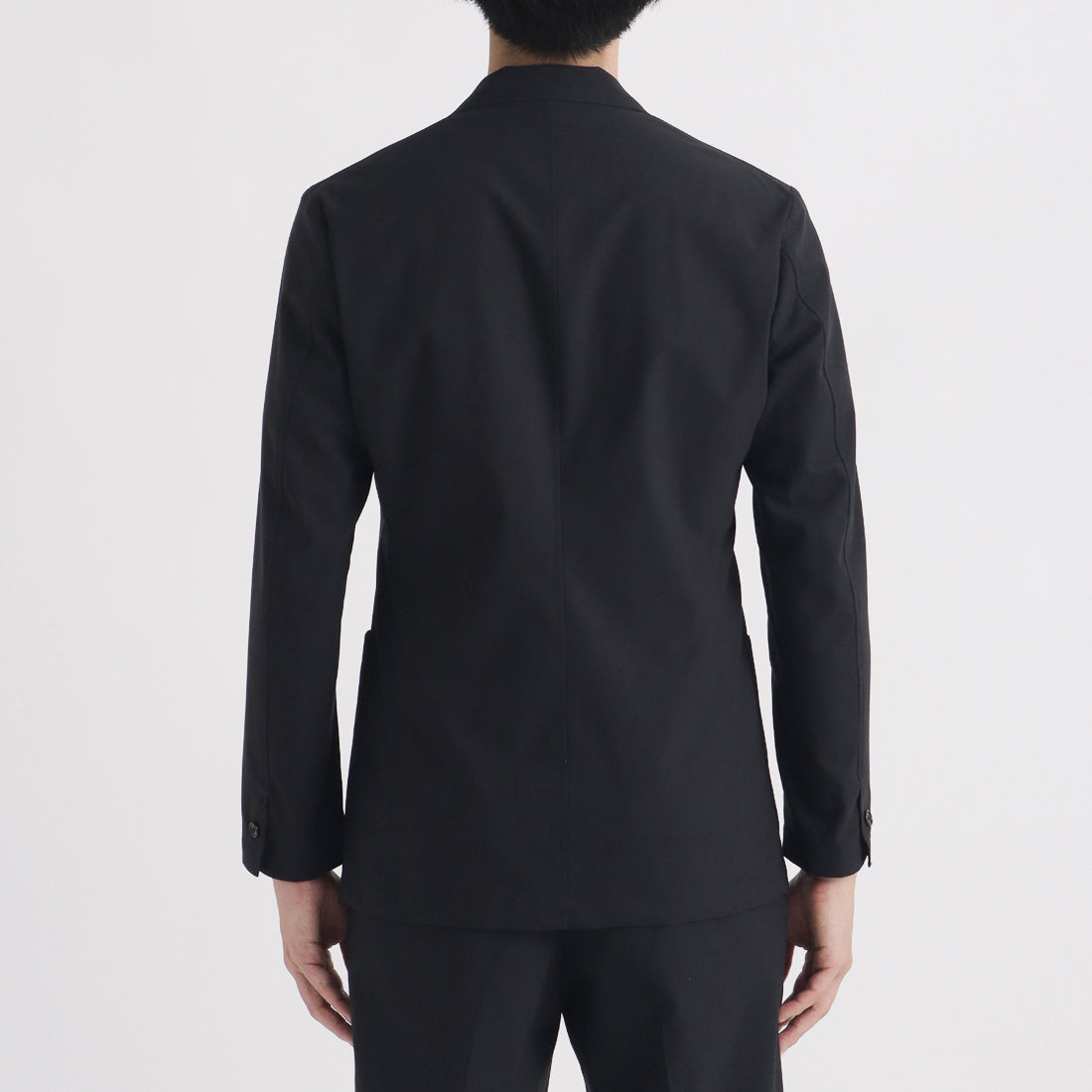 High Twist Cotton Panama Easy Jacket Color: Black