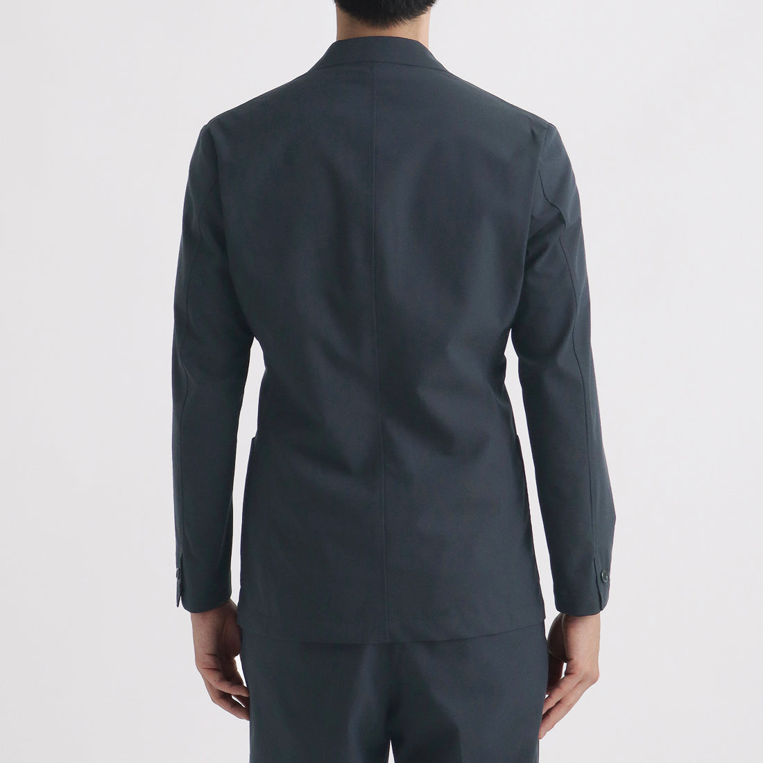 High Twist Cotton Panama Easy Jacket Color: Navy
