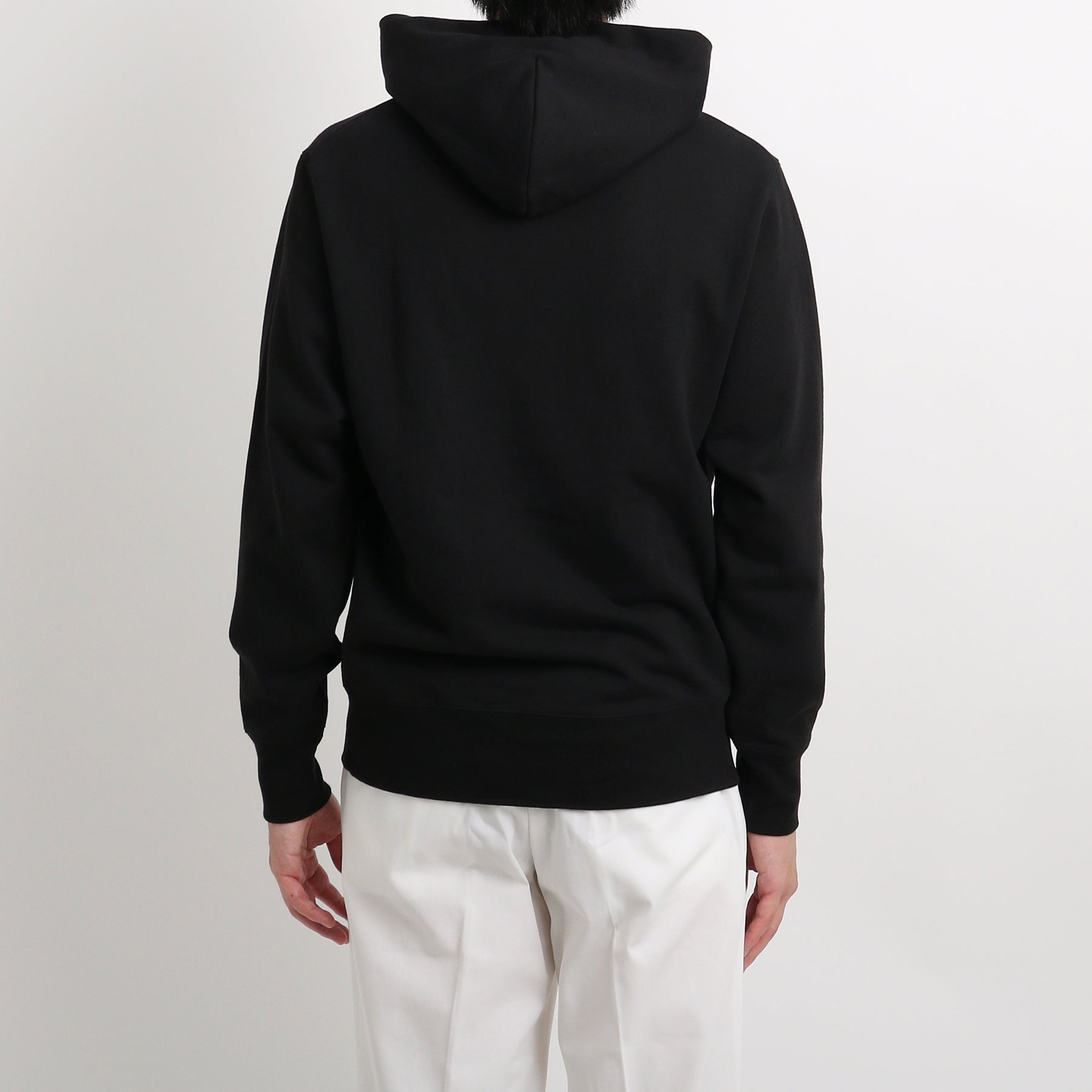 リサイクルスビン裏毛フーディー ブラック | ＋CLOTHET ONLINE