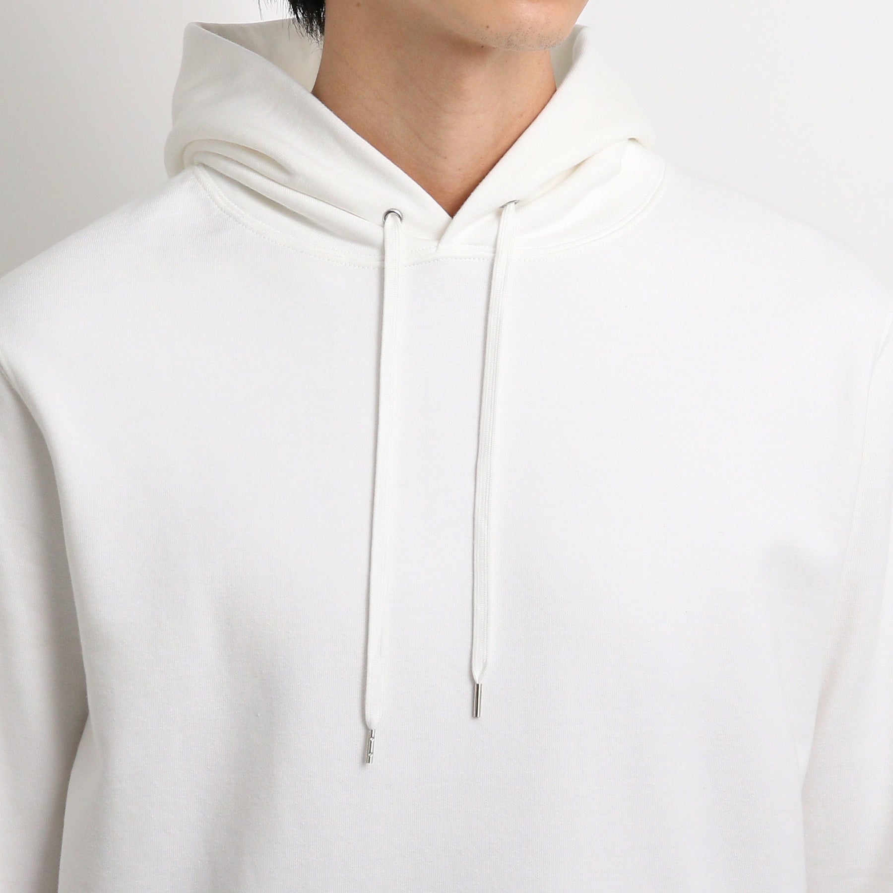 ぴんぴん リサイクルスビン裏毛フーディー ブラック | ＋CLOTHET ONLINE