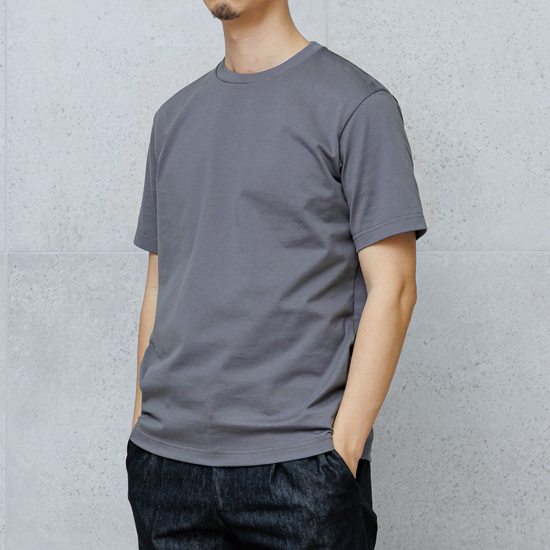ハイブリッドコットン ドレスTシャツ アスファルト | ＋CLOTHET ONLINE