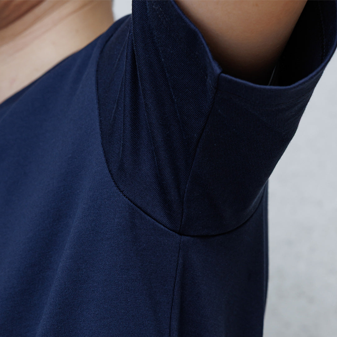 Hybrid Cotton Dress T-shirt Color: Navy