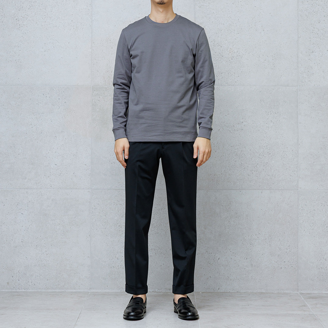 Hybrid Cotton Long Sleeve Dress T-shirt Color: Asphalt