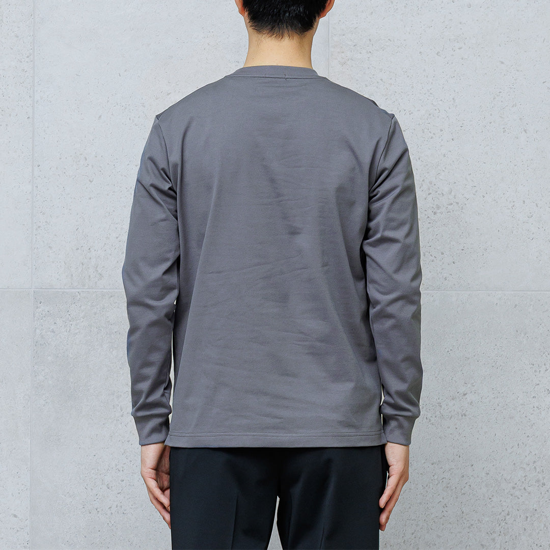 Hybrid Cotton Long Sleeve Dress T-shirt Color: Asphalt