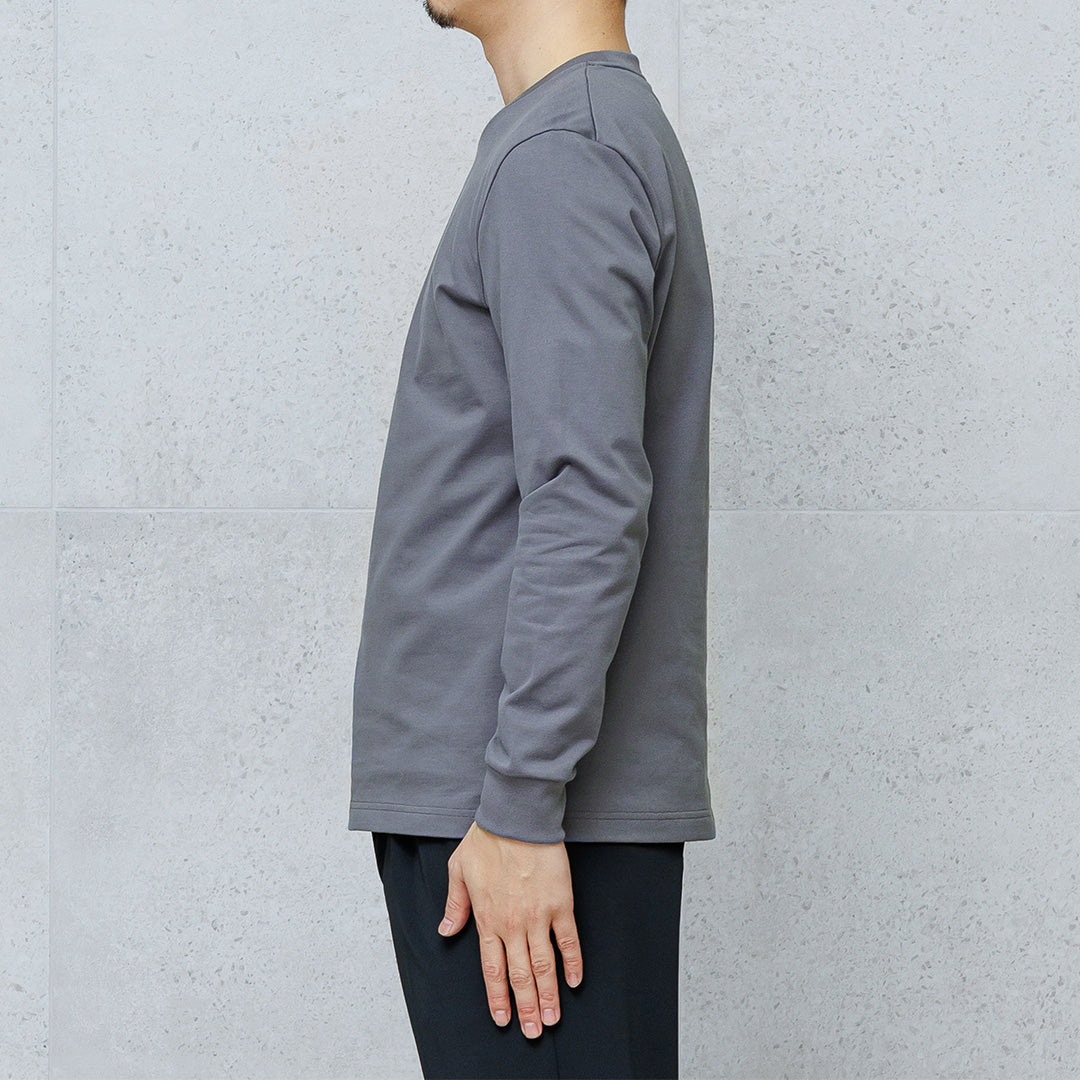 Hybrid Cotton Long Sleeve Dress T-shirt Color: Asphalt