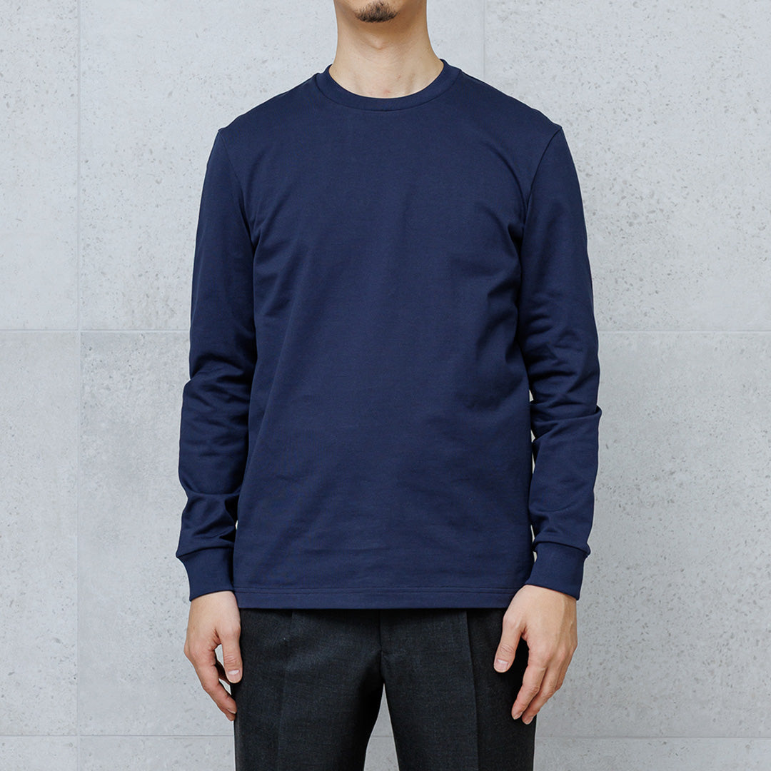 Hybrid Cotton Long Sleeve Dress T-shirt Color: Navy