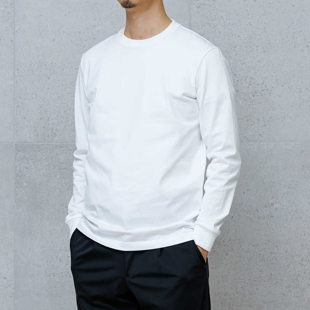 Hybrid Cotton Long Sleeve Dress T-shirt Color: White