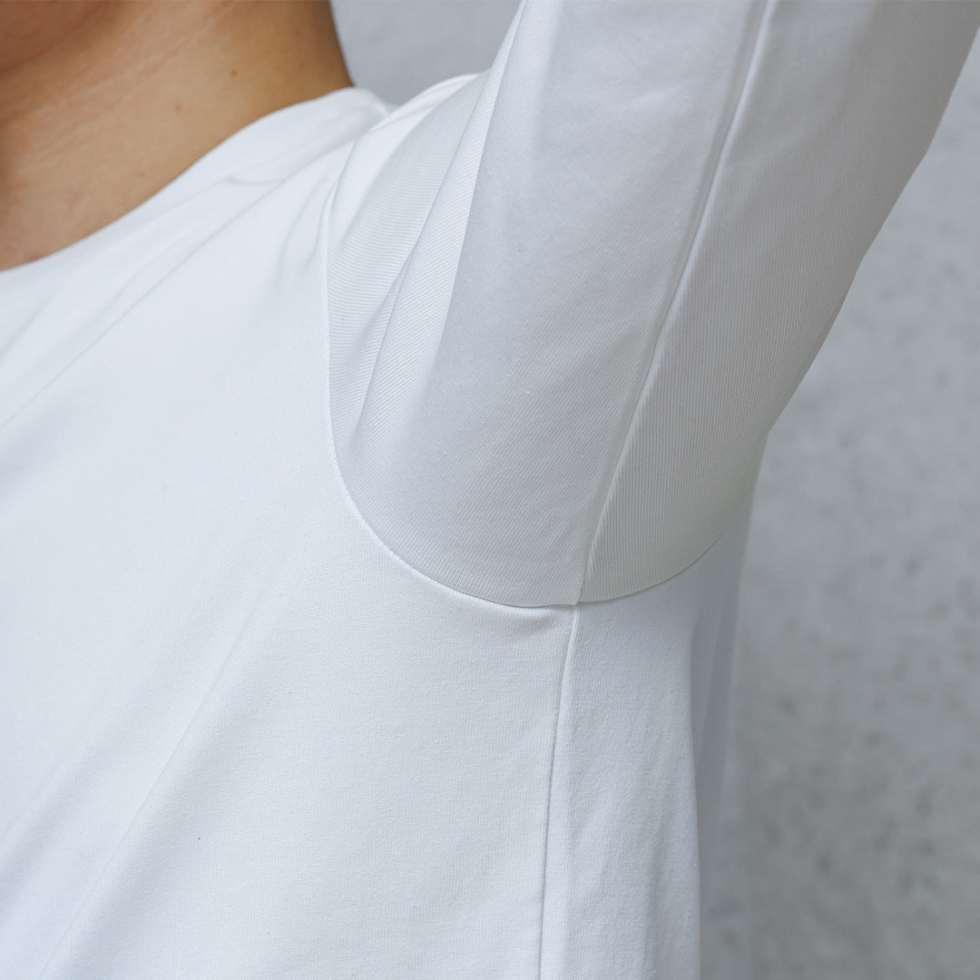 Hybrid Cotton Long Sleeve Dress T-shirt Color: White