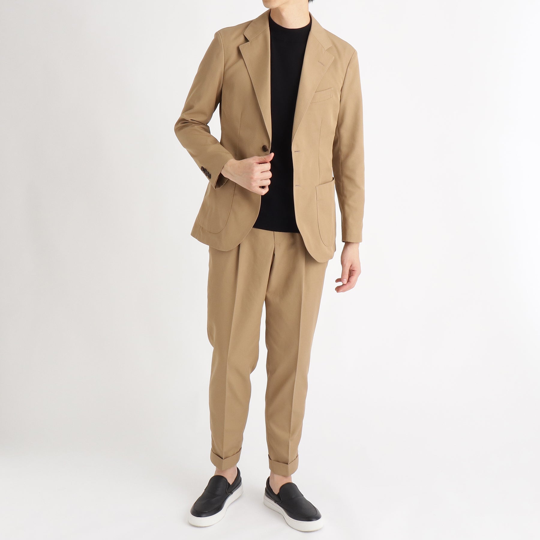 MONCLER ベージュ テーラードジャケット 中古・古着通販】MONCLER (モンクレール) ダウンテーラード