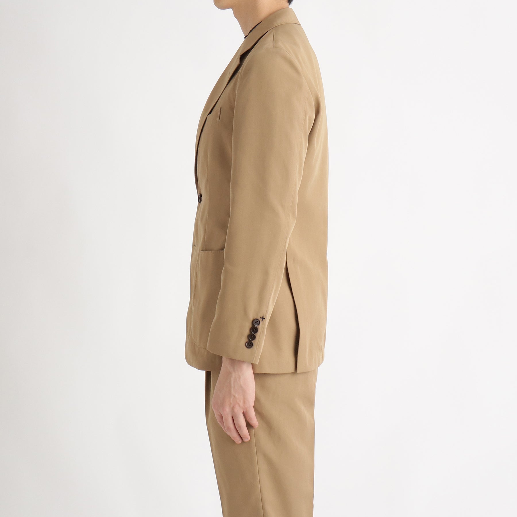 モアザンコットンテーラードジャケット ベージュ | ＋CLOTHET ONLINE