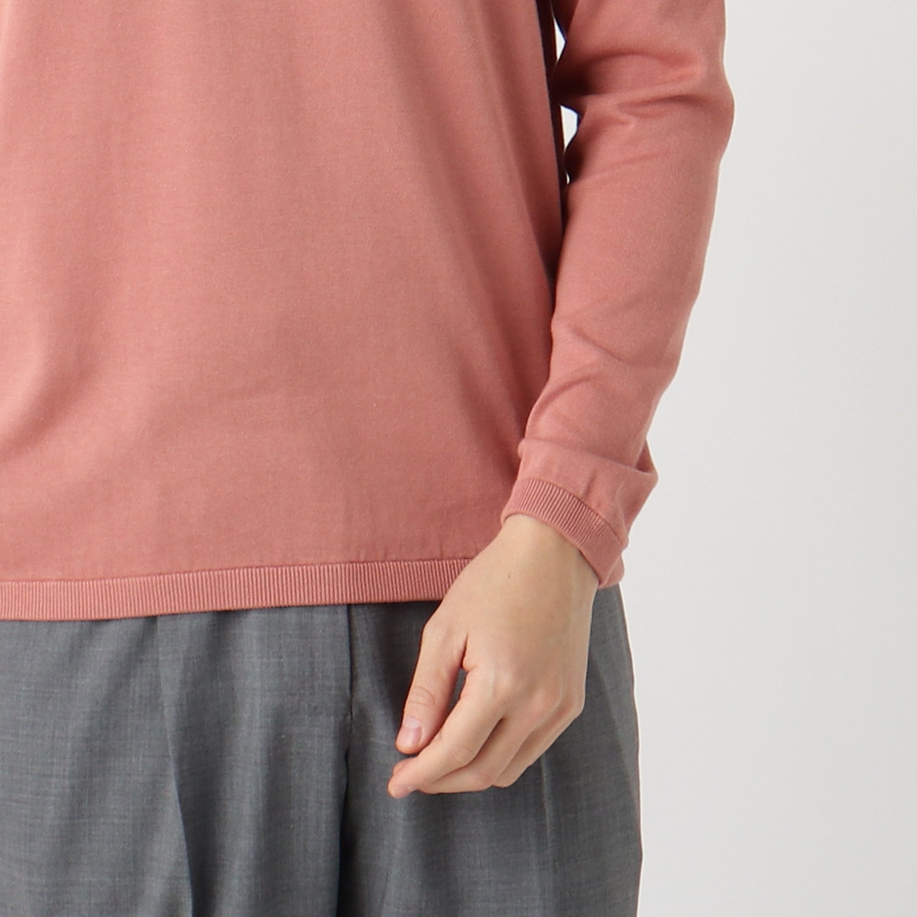 スビンプラチナム クルーネックニット フラミンゴ | ＋CLOTHET ONLINE