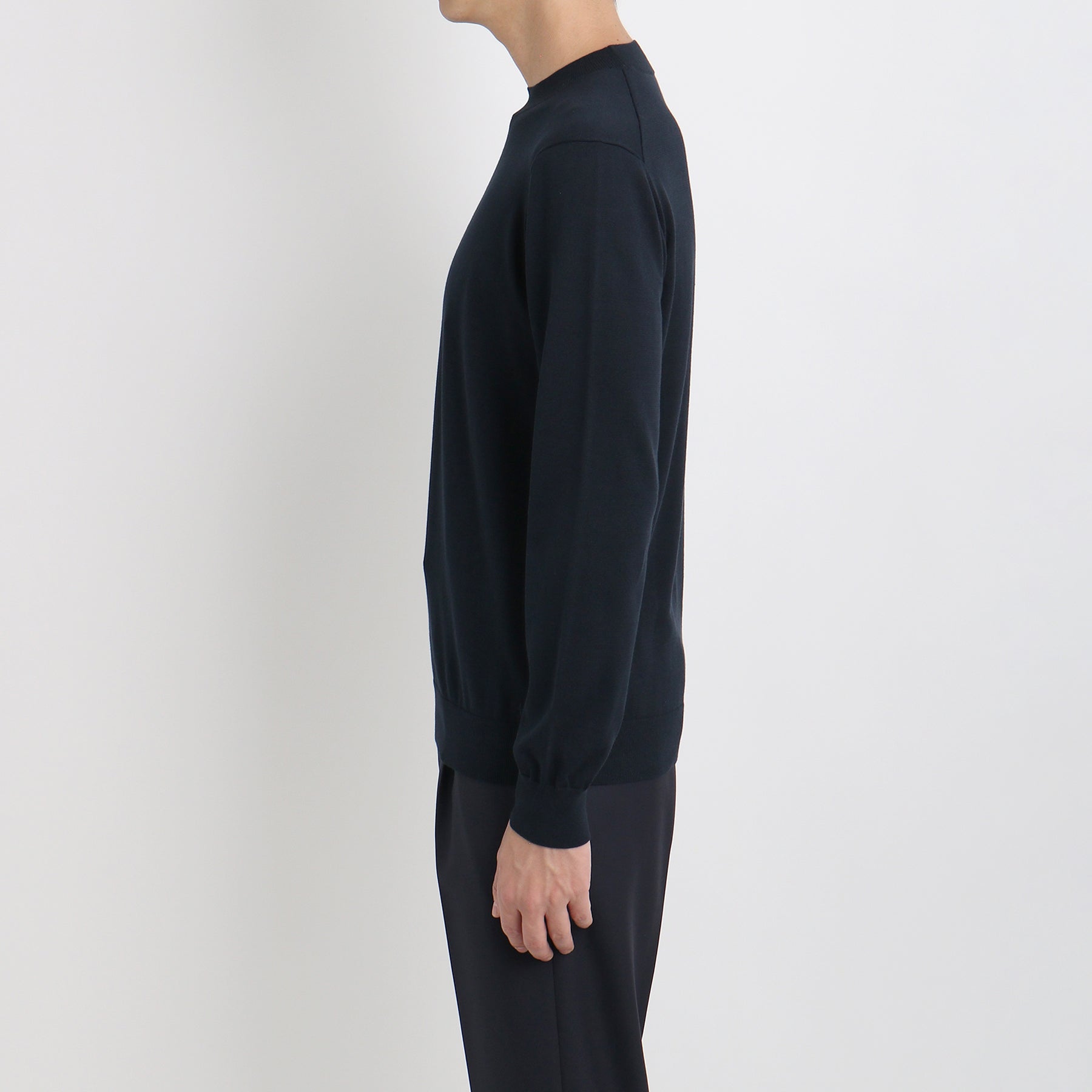 スビンプラチナム モックネックニット ネイビー | ＋CLOTHET ONLINE