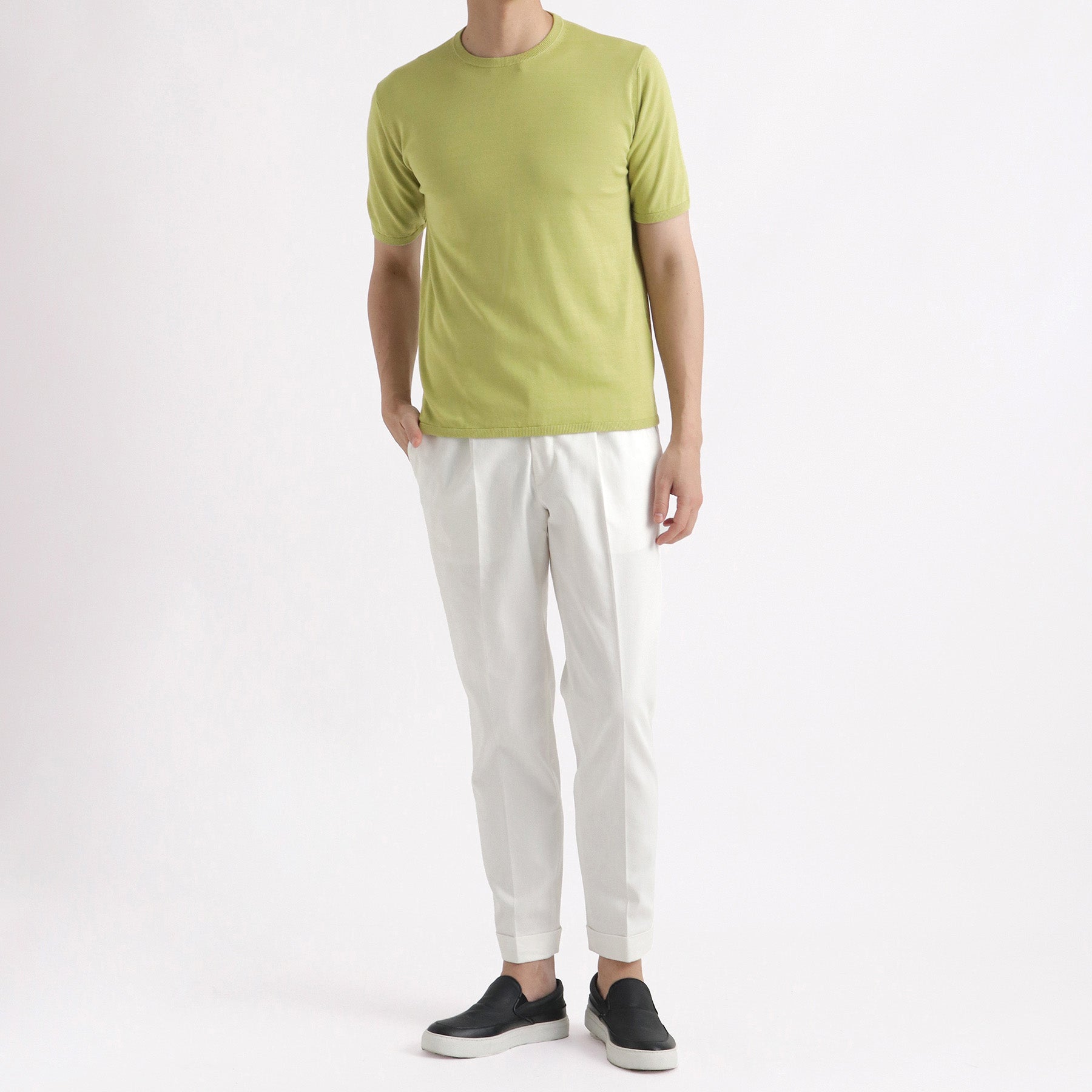 スビンプラチナム ニットTシャツ ピスタチオ | ＋CLOTHET ONLINE