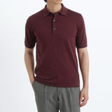 Knit Polo-shirt Color: Bordeaux