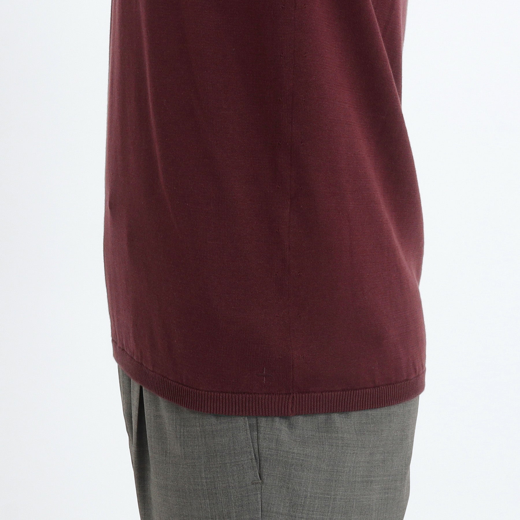 Knit Polo-shirt Color: Bordeaux