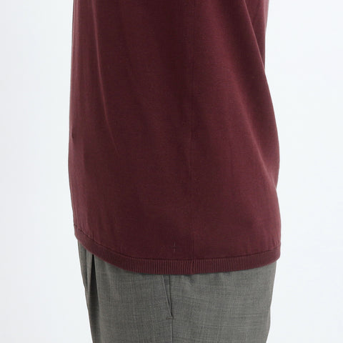 Knit Polo-shirt Color: Bordeaux
