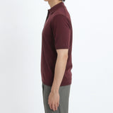 Knit Polo-shirt Color: Bordeaux