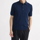 Knit Polo-shirt Color: Deep Blue