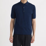 Knit Polo-shirt Color: Deep Blue