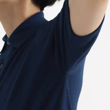 Knit Polo-shirt Color: Deep Blue