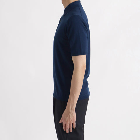 Knit Polo-shirt Color: Deep Blue