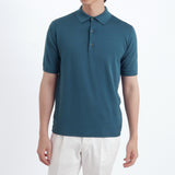 Knit Polo-shirt Color: Deep Sea