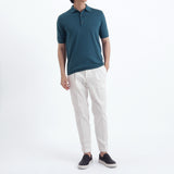 Knit Polo-shirt Color: Deep Sea