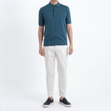 Knit Polo-shirt Color: Deep Sea