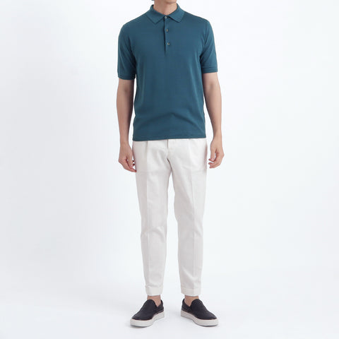 Knit Polo-shirt Color: Deep Sea