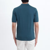 Knit Polo-shirt Color: Deep Sea