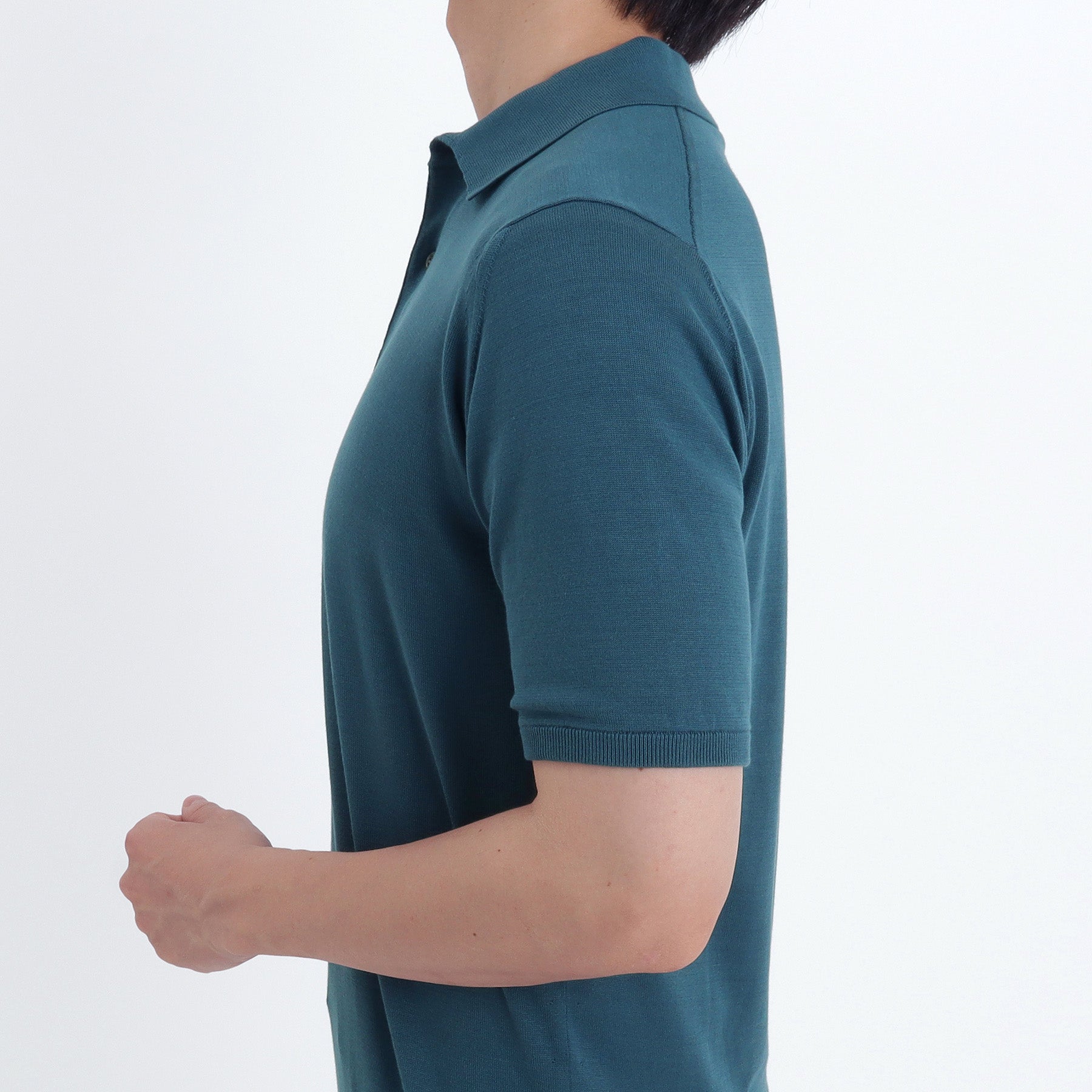 Knit Polo-shirt Color: Deep Sea