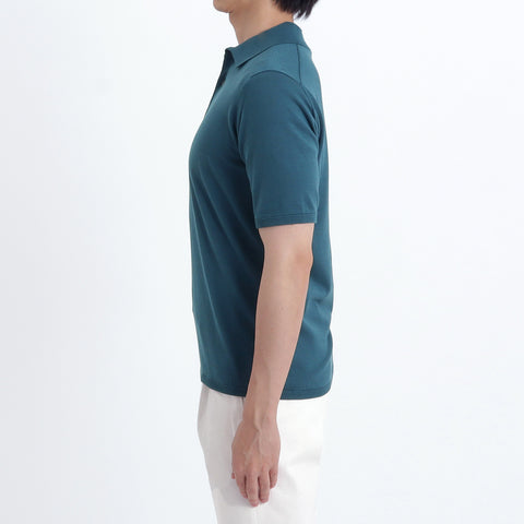 Knit Polo-shirt Color: Deep Sea