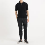 Knit Polo-shirt Color: Black