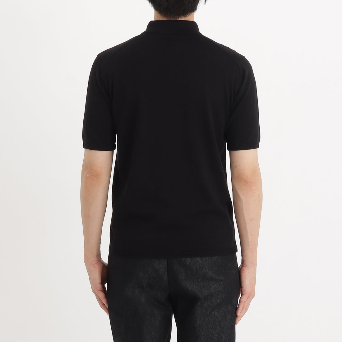 Knit Polo-shirt Color: Black