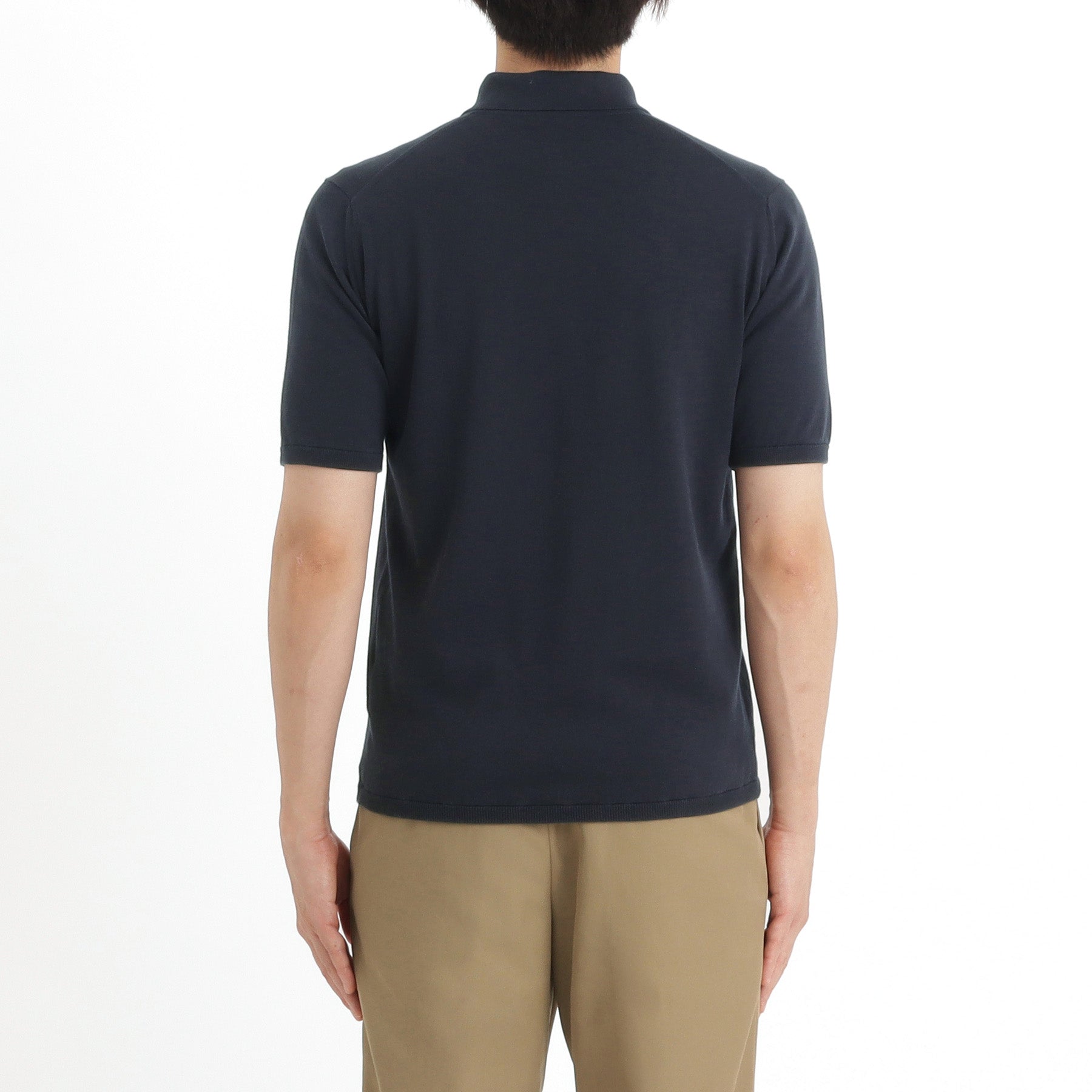 Knit Polo-shirt Color: Navy