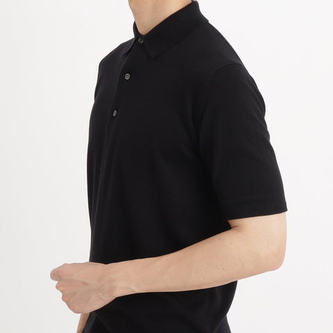 Knit Polo-shirt Color: Black