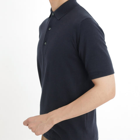 Knit Polo-shirt Color: Navy