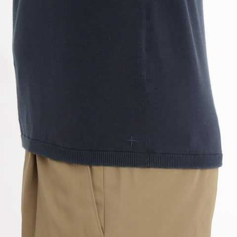 Knit Polo-shirt Color: Navy