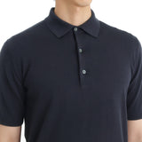 Knit Polo-shirt Color: Navy