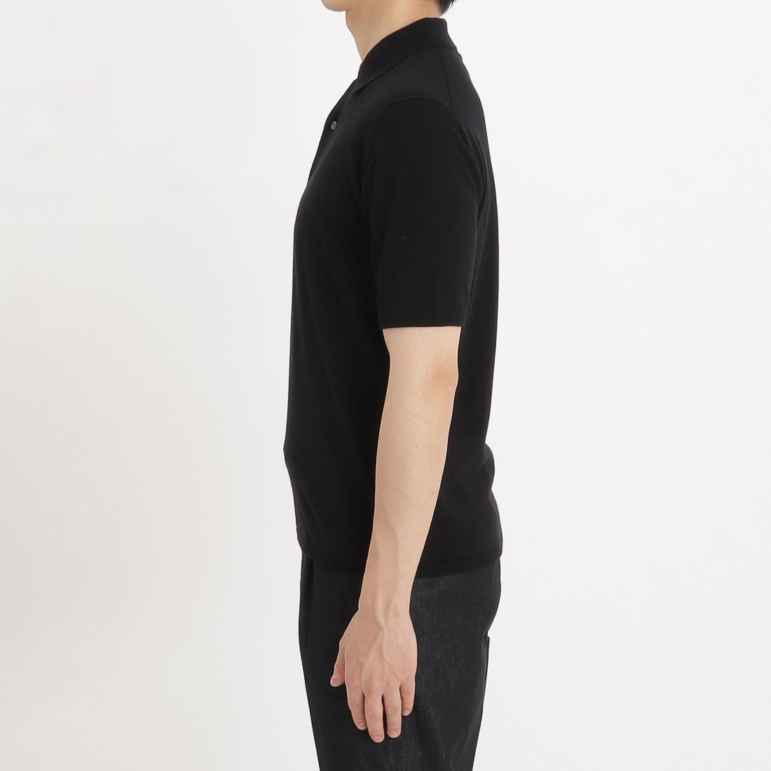 Knit Polo-shirt Color: Black