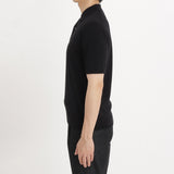 Knit Polo-shirt Color: Black