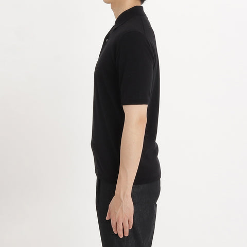 Knit Polo-shirt Color: Black