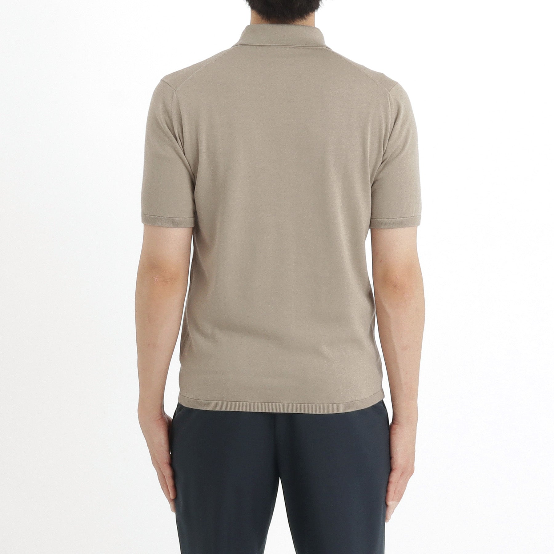 Knit Polo-shirt Color: Sand