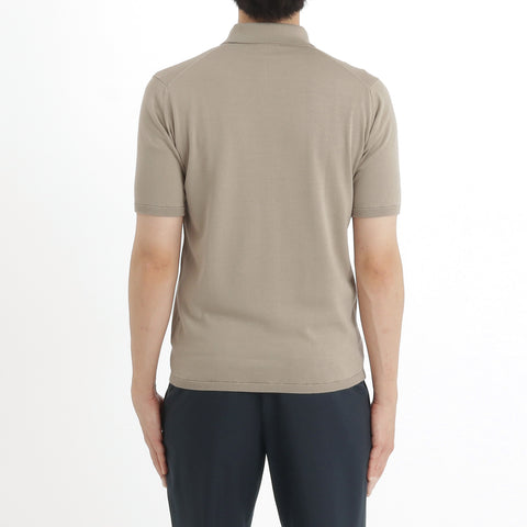 Knit Polo-shirt Color: Sand
