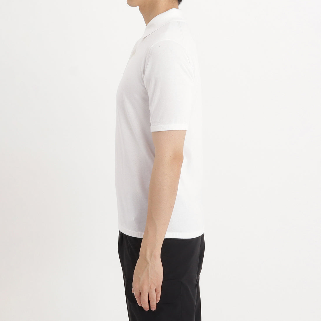 Knit Polo-shirt Color: White