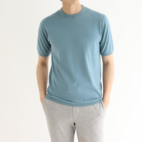 Knit T-shirt Color: Smoke Blue