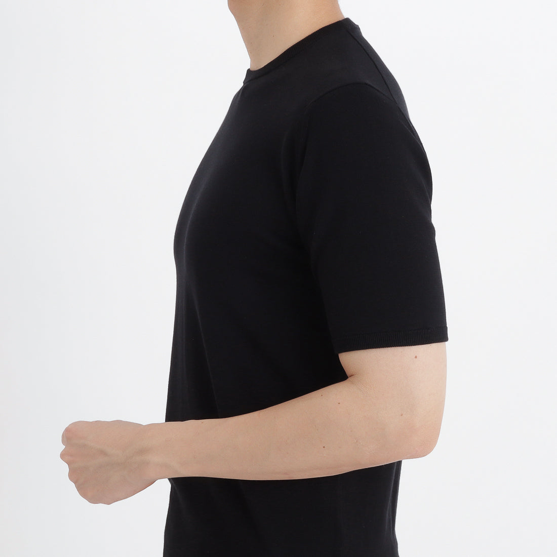 Knit T-shirt Color: Black
